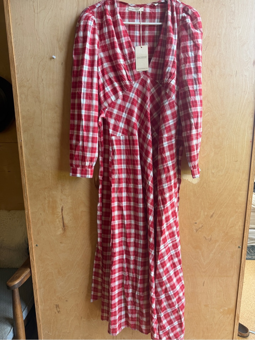 NWT Doen Charleston Dress, Small 100% cotton